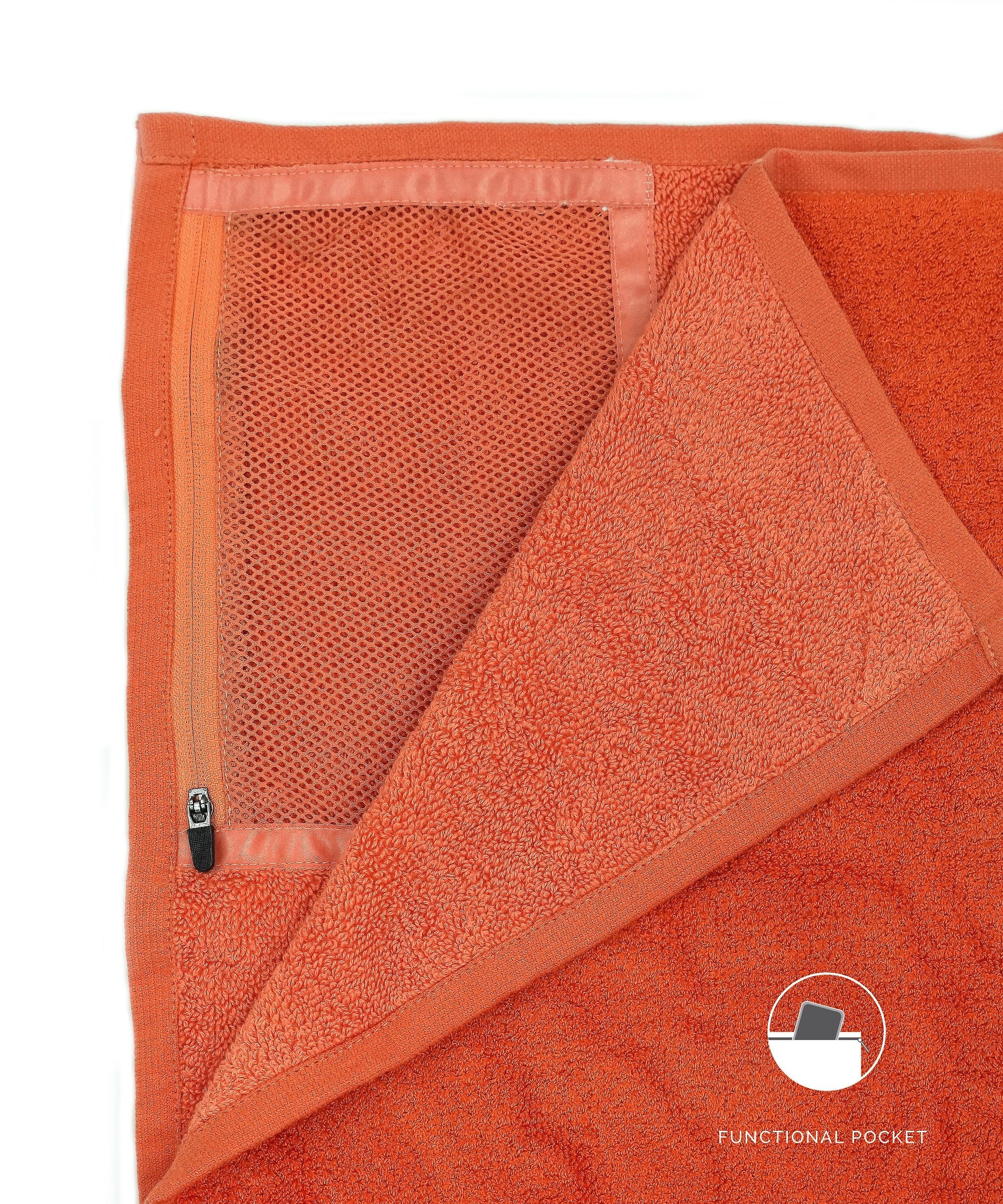 Red orange bath hotsell towels